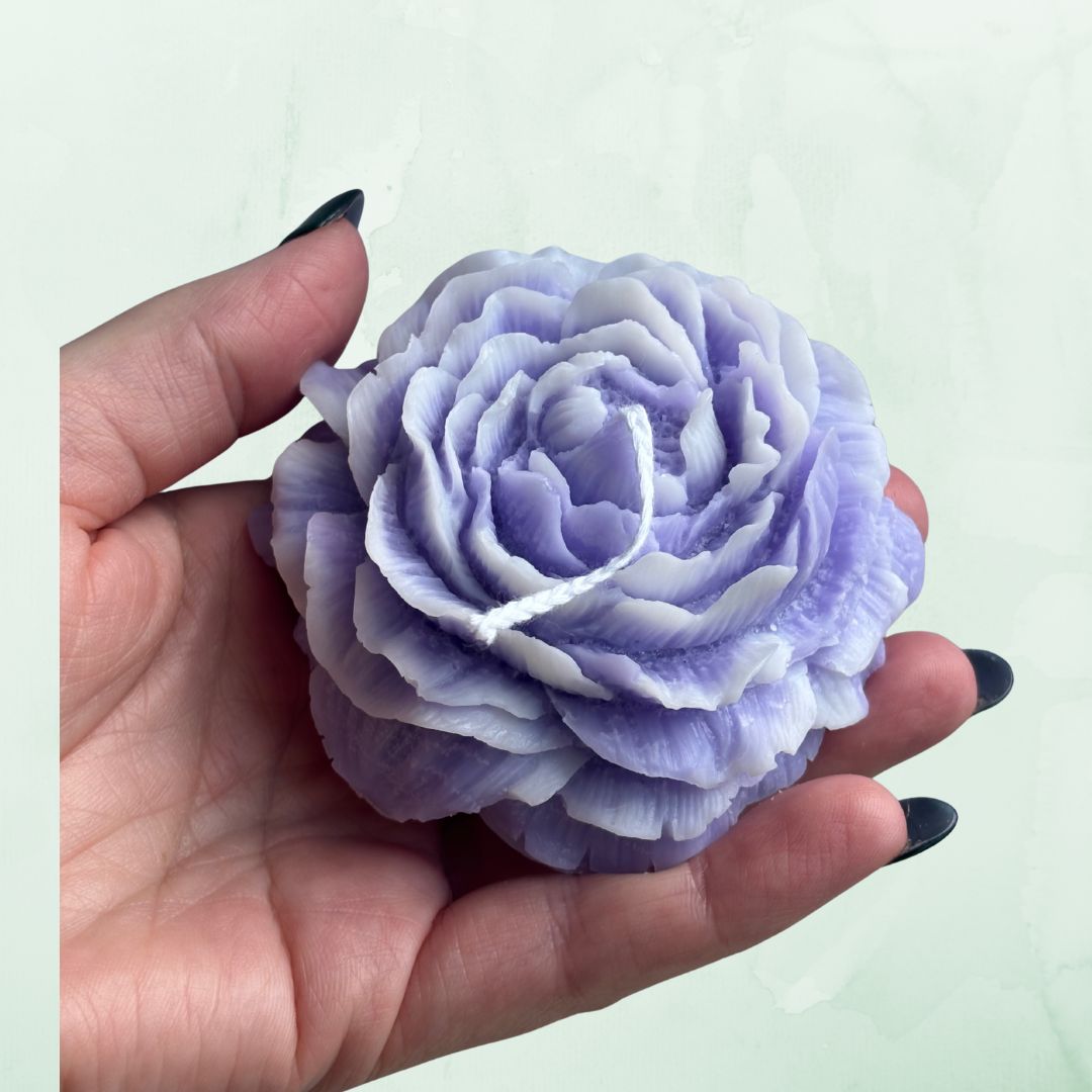 Peony Pillar Candle