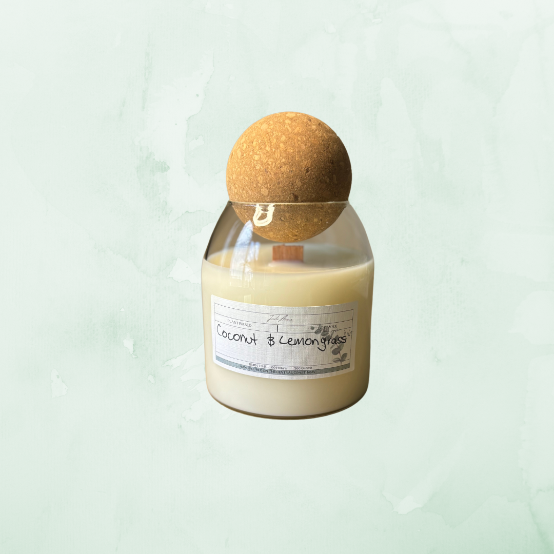 Cork Ball Candle