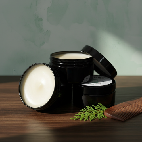 Beard Balm Lid Open