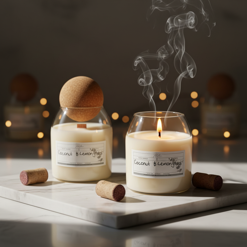 Cork Ball Duo - One Lit