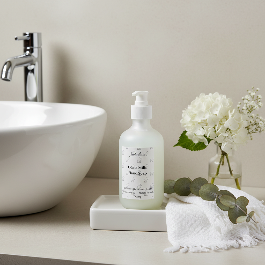 Goats Milk Hand Soap Lifestyle