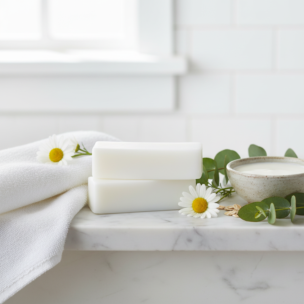 Goats Milk Soap Bar Lifestyle