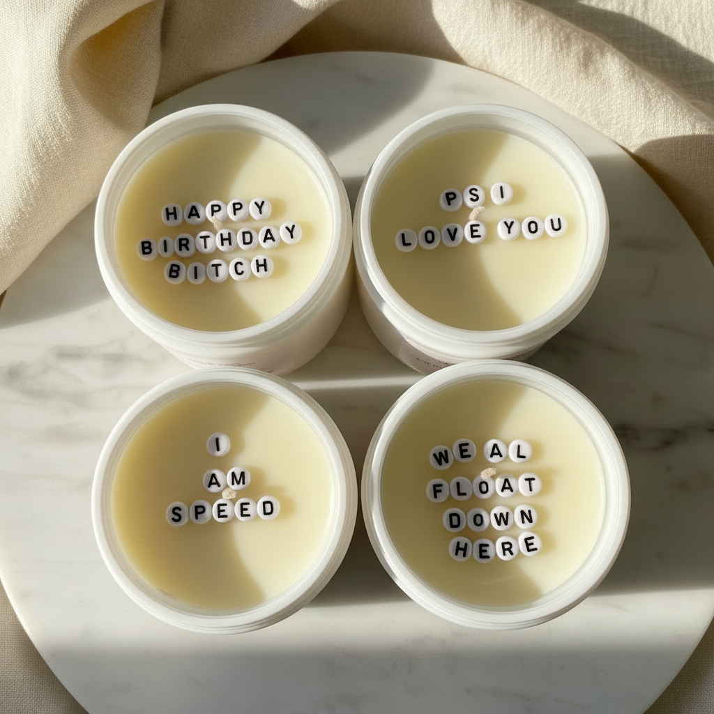 Hidden Message Candles All Four Messages