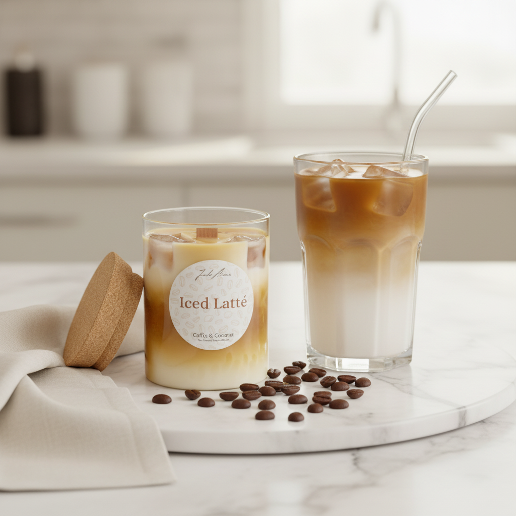 Iced Latté Candle Lifestyle