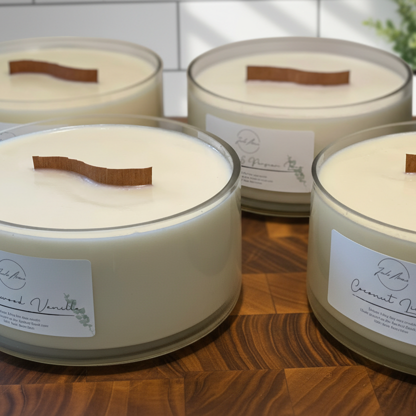 Jade Aroma Candles with Kitchen Background