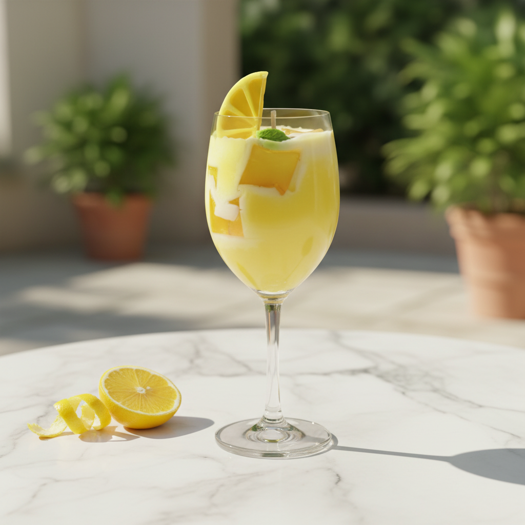Limoncello Cocktail Candle