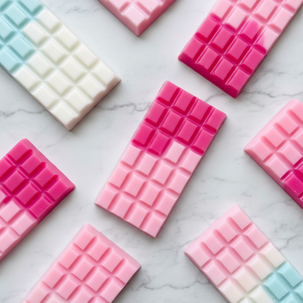 Pink Chocolate Bar Wax Melts